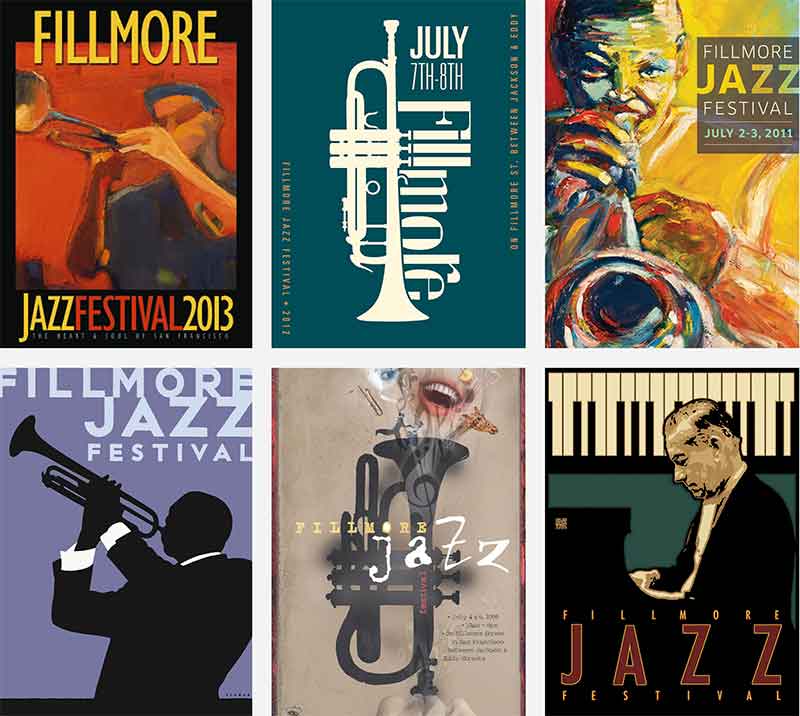 Fillmore Street Jazz Festival Posters