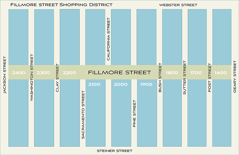 Fillmore Street Map